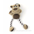 brinquedos para animais de estimação da nova marca em forma de urso bonito brinquedo de pelúcia